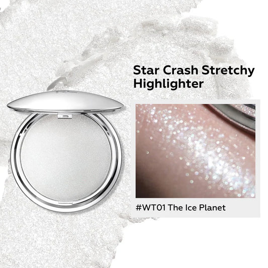 Shimmer Face Highlighter Makeup Powder Gel to Powder Glow