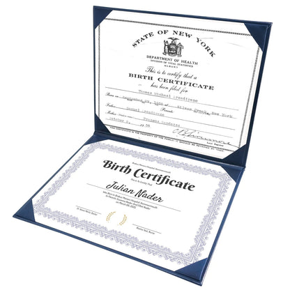 US Birth Certificate Holder 8.5x11 Birth Certificate Cover Protector