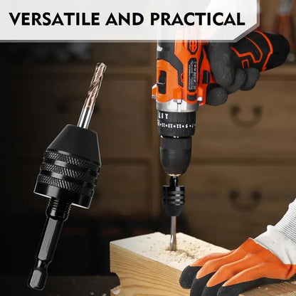 2Pcs Keyless Drill Chuck with Drill Press Adapter for Hand Drill