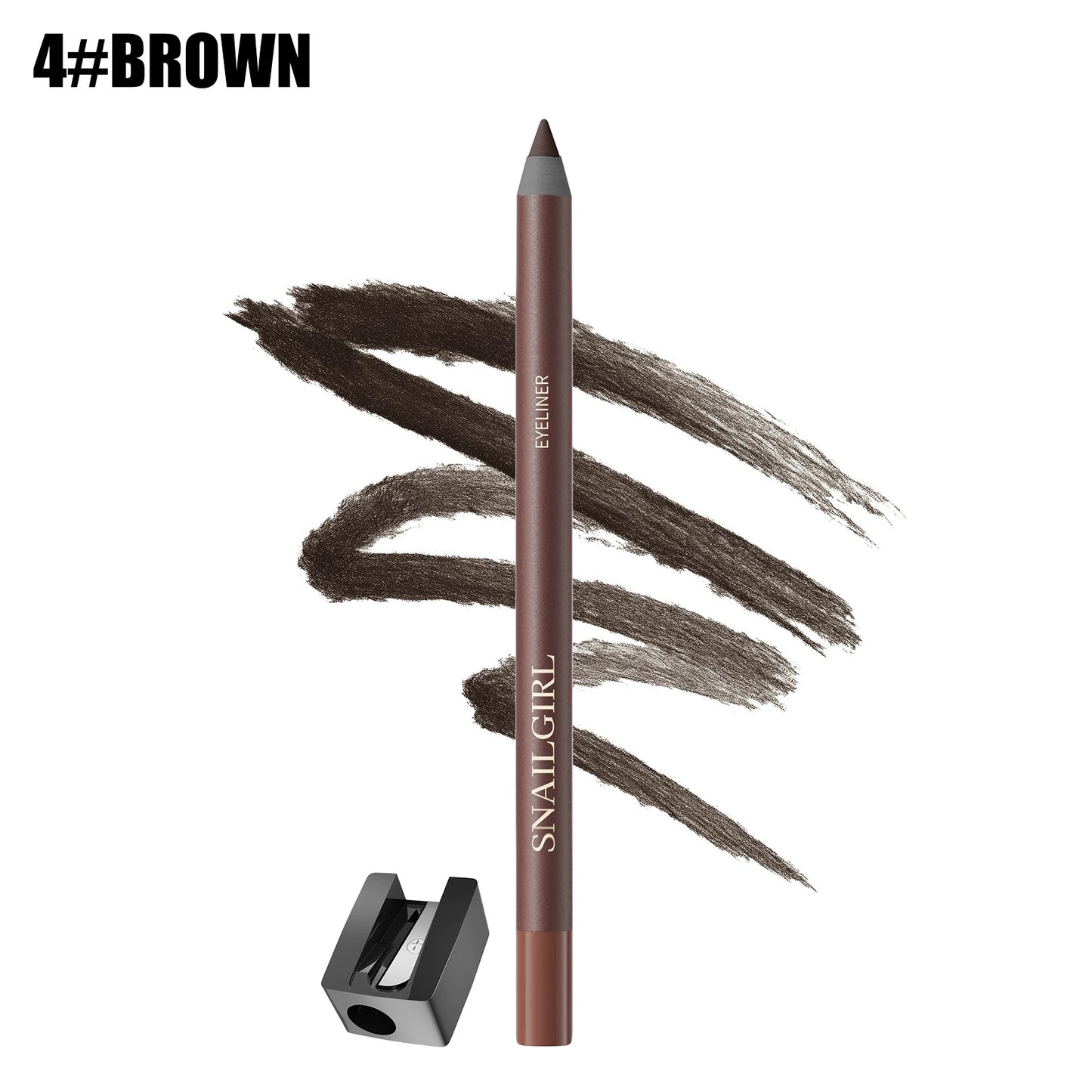 Smooth Glide Eyeliner Pencil Set - Gentle Waterproof Gel Eyeliner Pencil with Sharpener