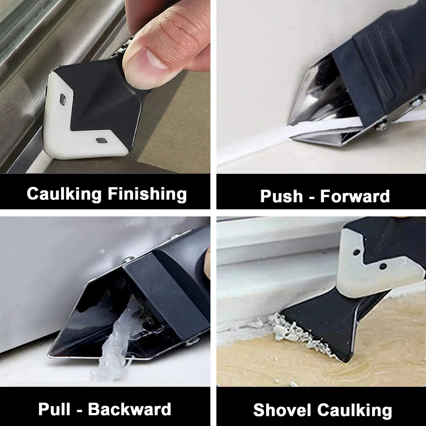 Pre-Mixed Mold-Resistant Glue-Based Tile Adhesive & Tile Grouting Tool Set