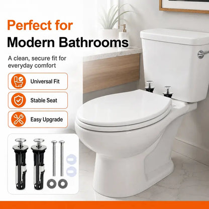 Universal Toilet Seat Bolt Kit Screws Quick Release Easy to Install