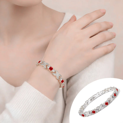 Women's Magnetic Therapy Bracelets — Eco-Friendly Alloy Bangle