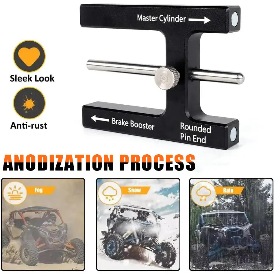 Brake Booster Adjustment Tool – Magnetic Push Rod Gauge for Master Cylinder & Brake
