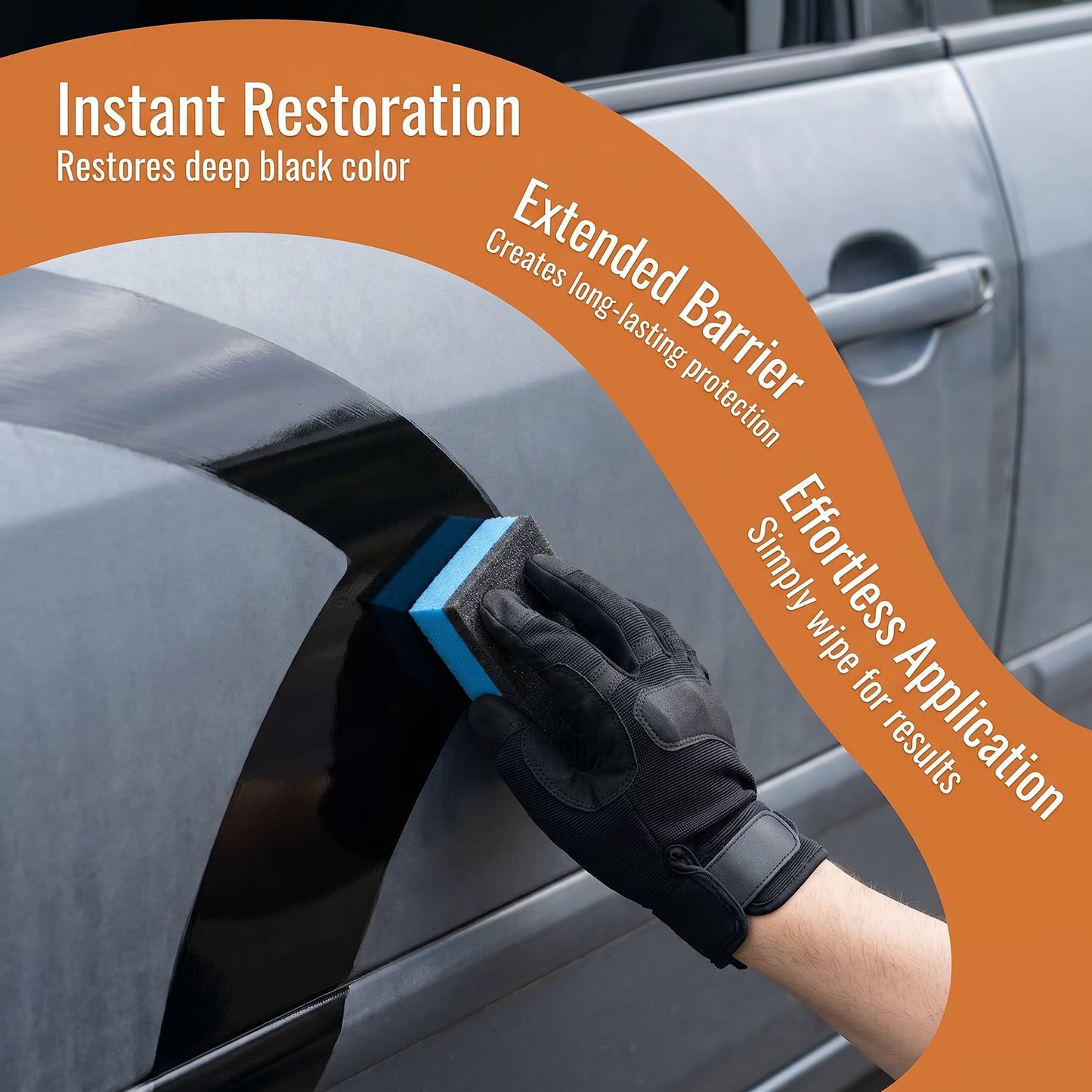 2026 Plastic Restorer for Cars, Restores Faded Bumpers Trim & Interior Dash
