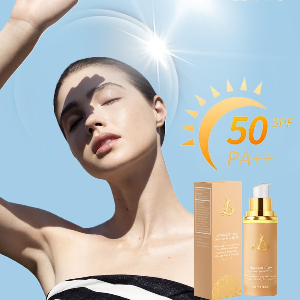 Foundation 4 in 1 - Medium Spectrum with SPF 50+, Color Changing Foundation