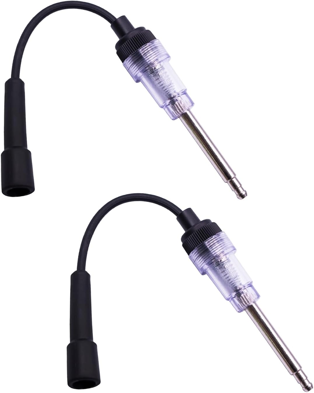 2PCS Inline Spark Plug Tester, Straight Boot Small Engine Spark Tester Tool