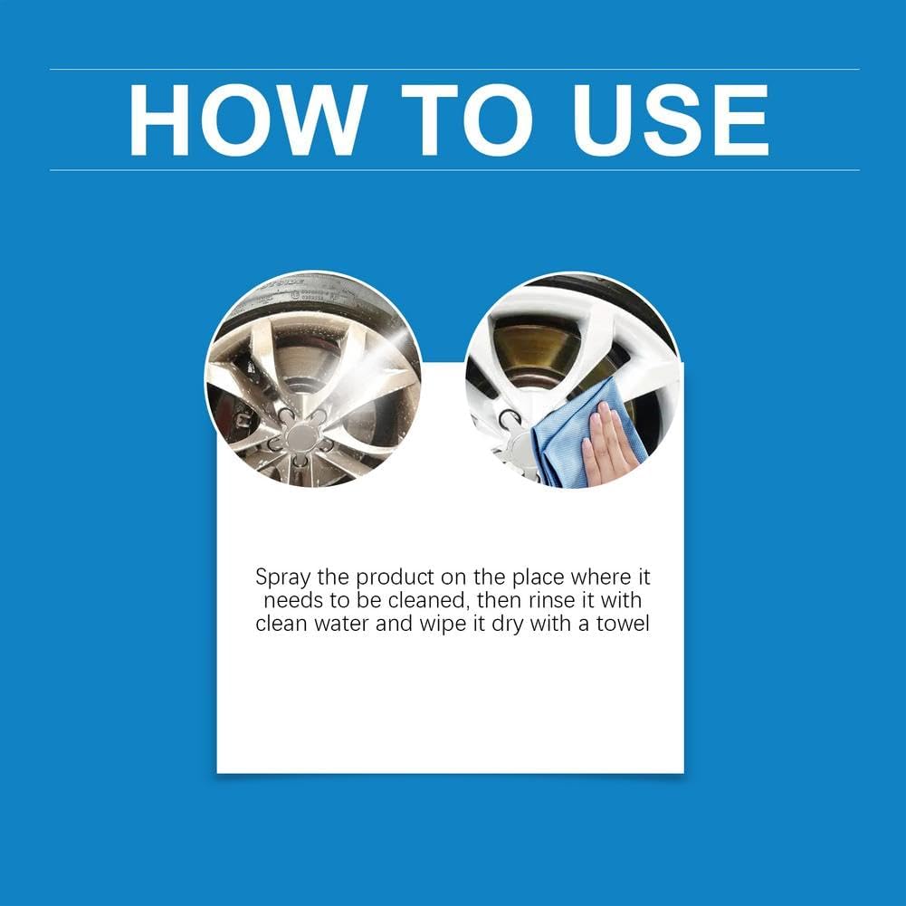 Car Multifunctional Rust Removal Spray, Heavy-Duty Rust Remover for Metal