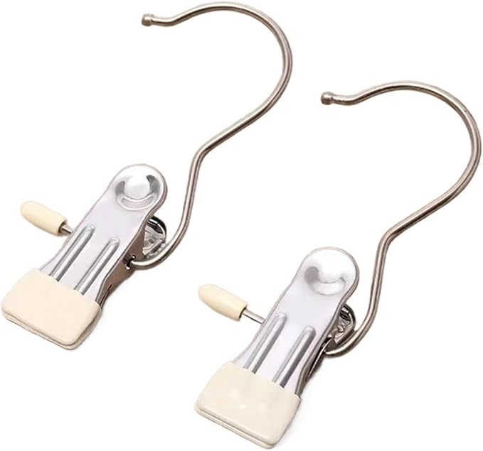 20Pcs Multifunction Stainless Steel Clothes Clip Laundry Hook
