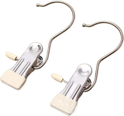 20Pcs Multifunction Stainless Steel Clothes Clip Laundry Hook