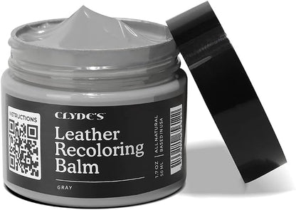 Color Restore & Scratch Repair Balm for Faded Leather Furniture, Car Seats, Sofa & Vinyl