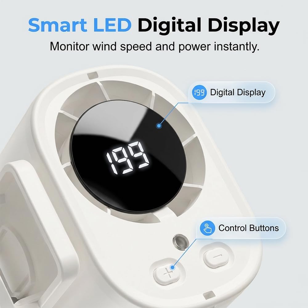 USB Rechargeable Clip on Air Conditioner Fan for Car