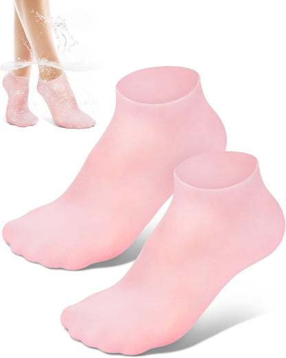 Silicone Moisturizing Socks for Women Dry Cracked Feet