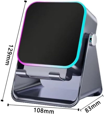 5-in-1 Wireless Induction Bluetooth Speaker with Phone Stand