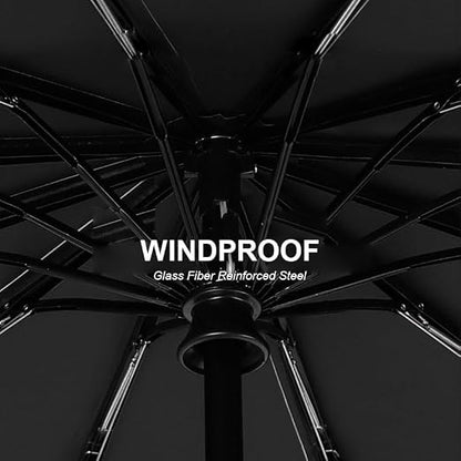 Automatic Light Collapsible Sunshade UV Protection Umbrella