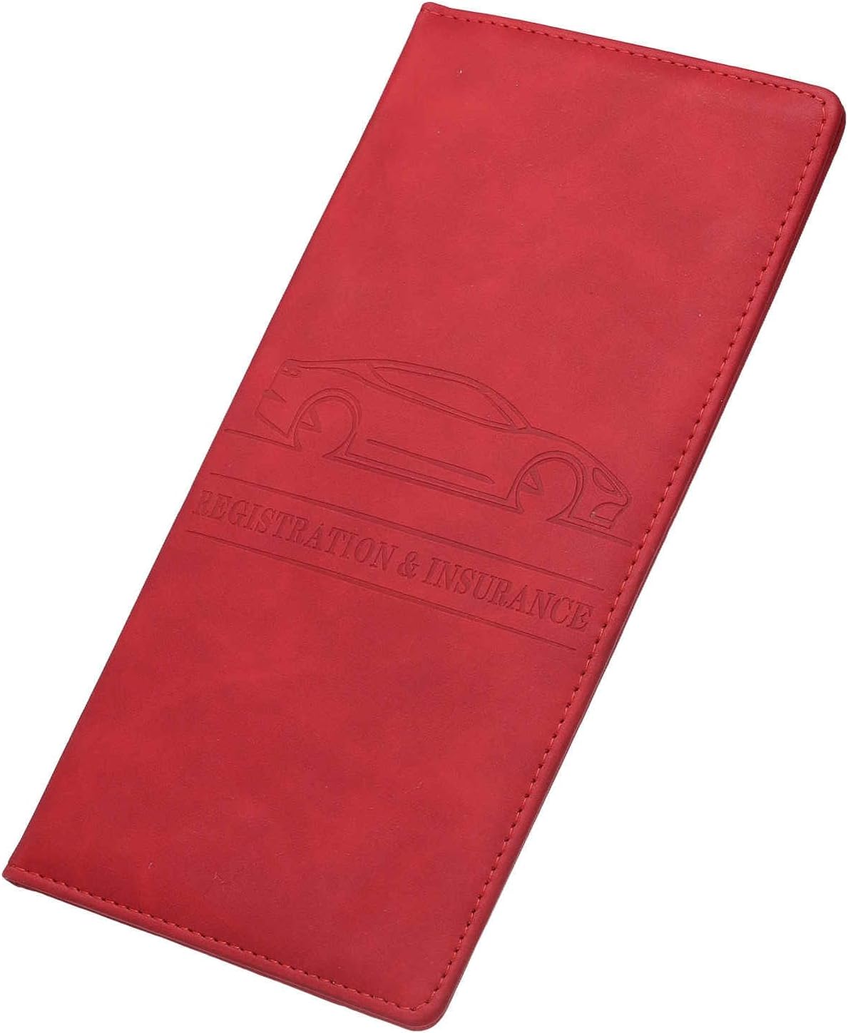 Leather Car Registration and Insurance Holder Glove Box Organizer