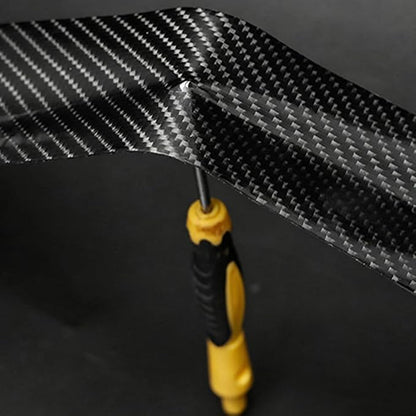 33ft Car 3D Carbon Fiber Vinyl Tape, Anti-Scratch Self Adhesive Door Entry Guards Vinyl Overlay Wrap Roll