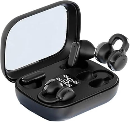 Couple Bluetooth Wireless AI Translation Earbuds in-Ear Ear-Clip Headphones Noise Reduction