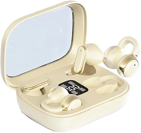 Couple Bluetooth Wireless AI Translation Earbuds in-Ear Ear-Clip Headphones Noise Reduction