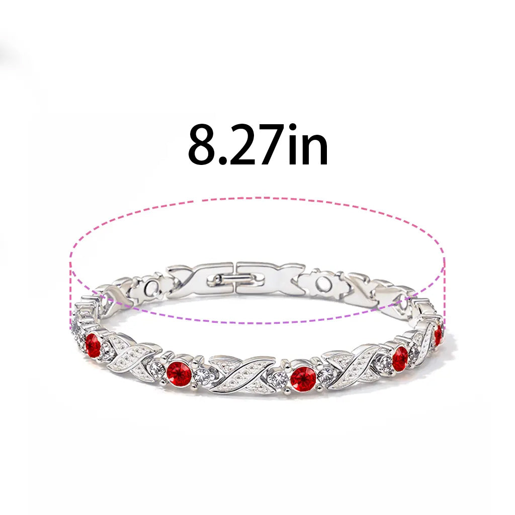 Women's Magnetic Therapy Bracelets — Eco-Friendly Alloy Bangle