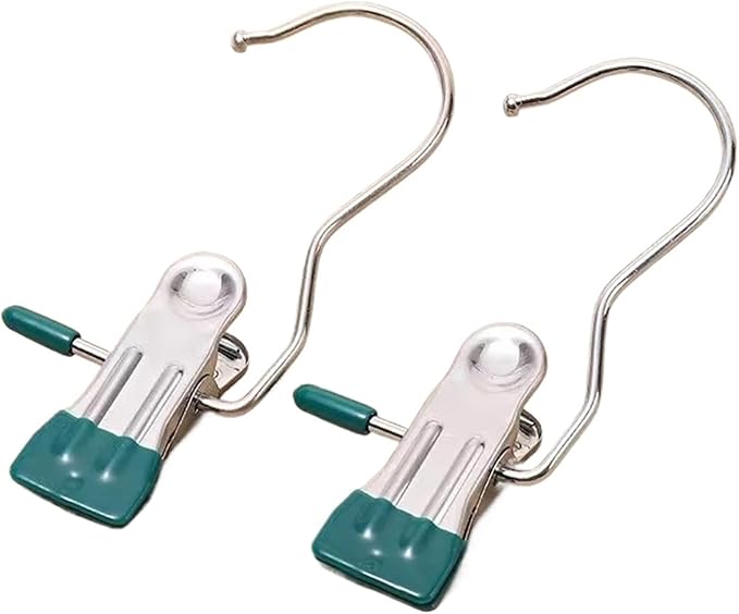 20Pcs Multifunction Stainless Steel Clothes Clip Laundry Hook
