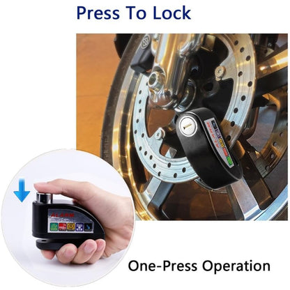 Brake Wheel Lock | Strong Motorcycle Alarm Disc Lock Anti-Theft biccle Brake Wheel Lock