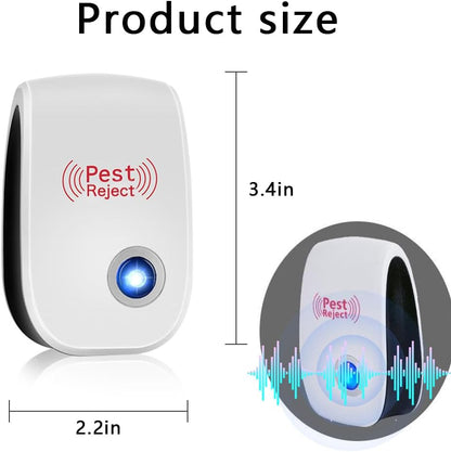 6 Pack Ultrasonic Plug in Pest Reject Indoor for Spiders, Mices, Mosquitoes, Roaches