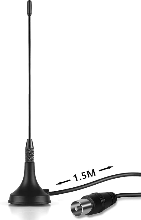 Portable Free Mini Digital TV Antenna with Magnetic Base