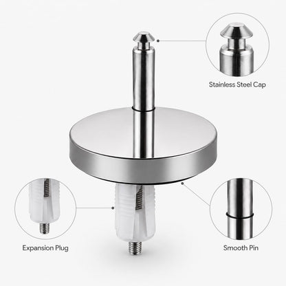 2Pcs Toilet Seat Fixing Bolts