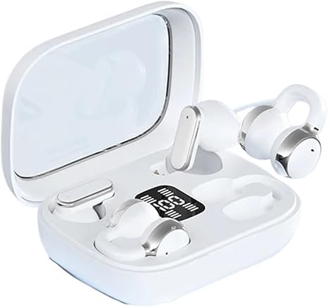 Couple Bluetooth Wireless AI Translation Earbuds in-Ear Ear-Clip Headphones Noise Reduction