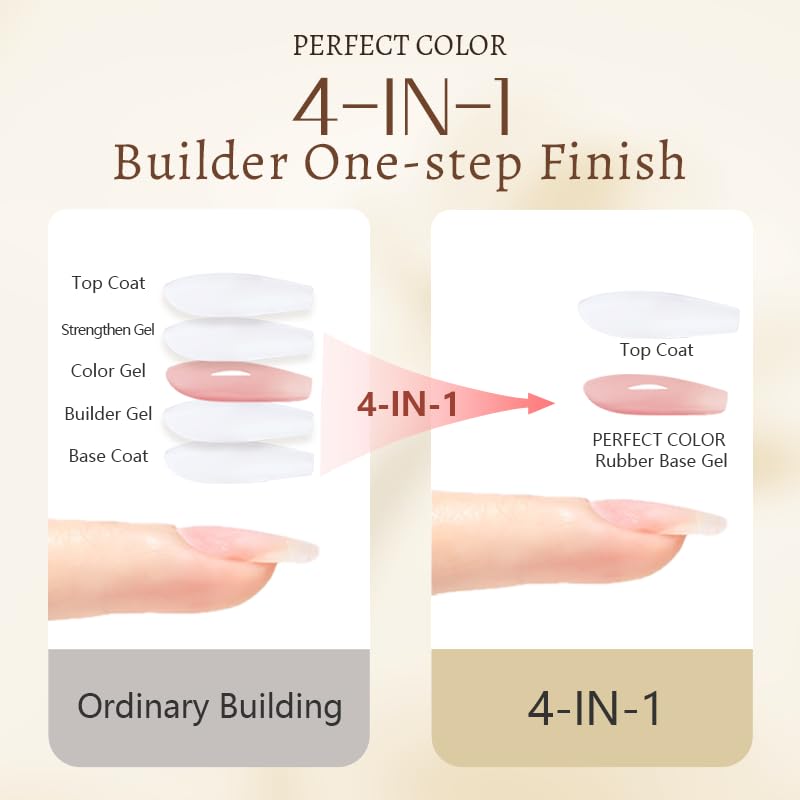 4-in-1 Icy-Sheer Nude Base Coat Gel Polish