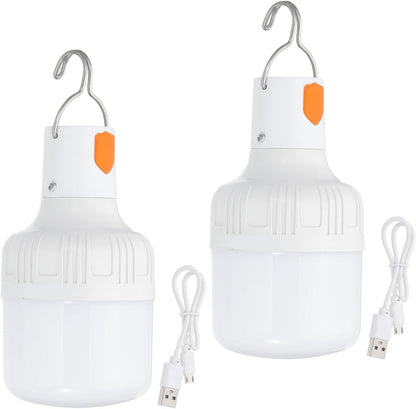 Rechargeable LED Tent Hanging Lamp Lights Bulb Waterproo for Camping, Hiking, Fishing