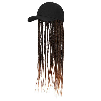 Woven Baseball Hat Wig Box Woven Hair Band Hat