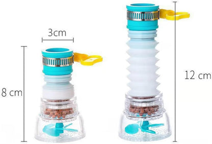 3 Pack 360° Rotating Splash-Proof Telescopic Faucet Water Filter