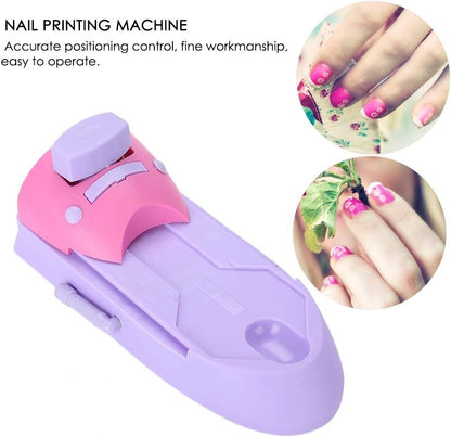 DIY Nail Art Printer Kit Manicure Stamp Plate Drawing Printing Enamel