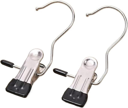 20Pcs Multifunction Stainless Steel Clothes Clip Laundry Hook