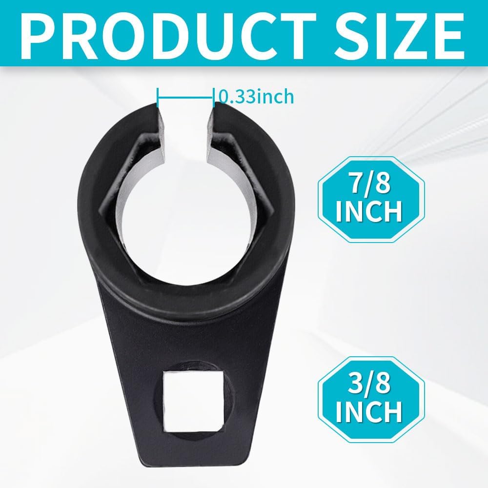 7/8-Inch (22mm) with 3/8-Inch Drive - Universal Fit for Vehicle Oxygen Sensor Removal