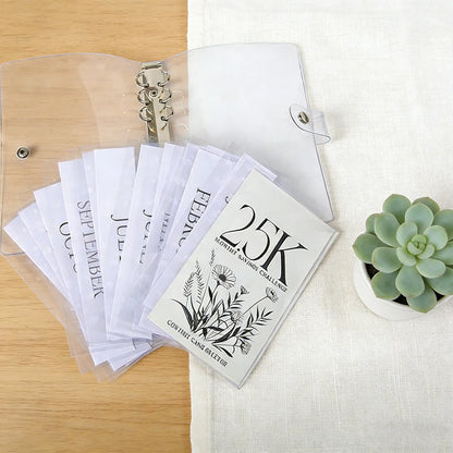 12-Month Money Saving Binder - 10K / 5K / 2.5K Savings Challenge