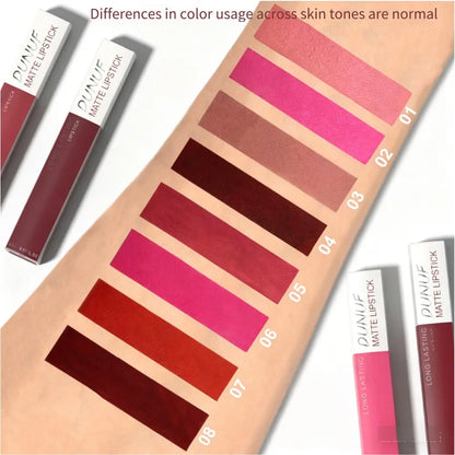 8pcs High-Value Matte Lip Gloss Set