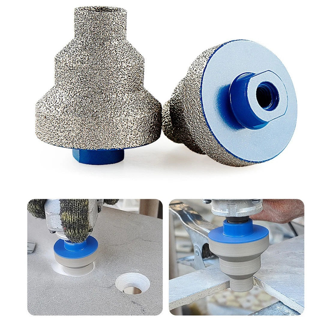 20-35-50mm Step Drill Bit Beveling Chamfer Bits Straight Flute For tiles marble