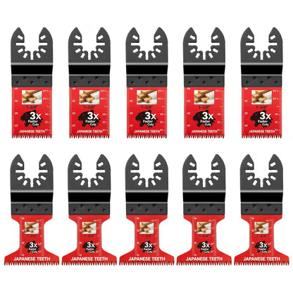 10Pcs Bi-Metal Oscillating Saw Blades