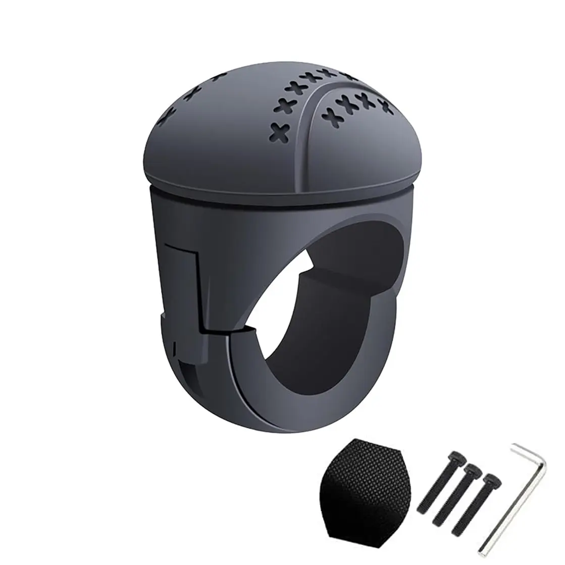 New Heavy Duty Steering Wheel Spinner Soft Silicone Metal Bearings Car Power Handle