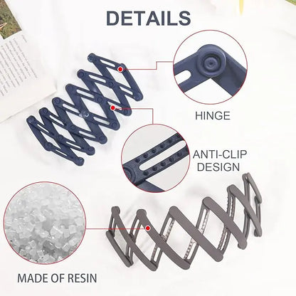 4PCS Retractable & Collapsible Pocket Headband Set