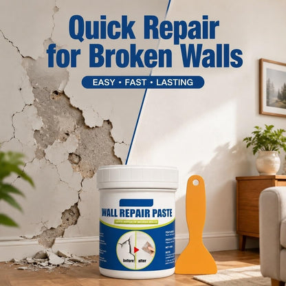 Wall Repair Paste, Crack Patch Filler for Stain Scratch Damage Restoration