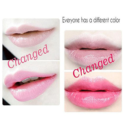 3 Pack Crystal Jelly Flower Magic Temperature Color Change Lipstick