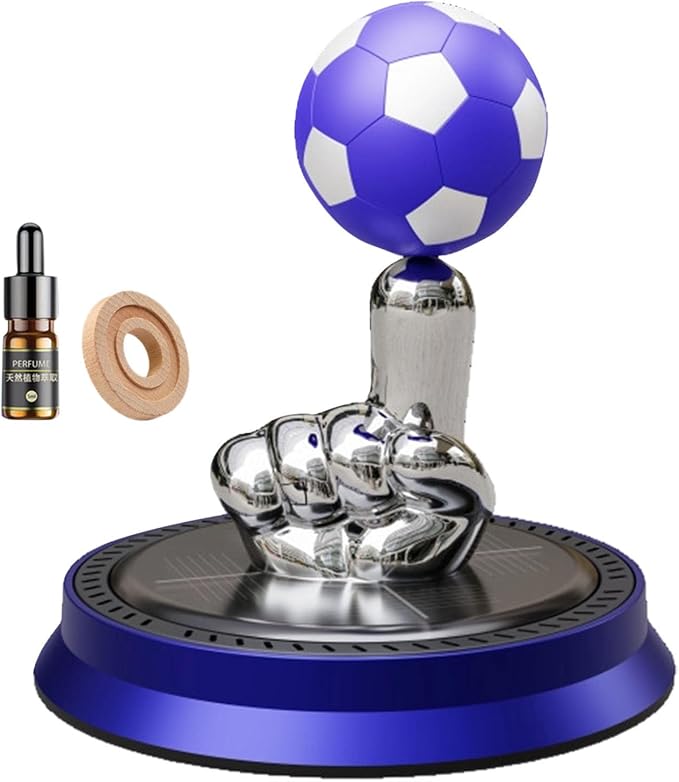 Solar Powered Rotating Soccer Car Air Purifier