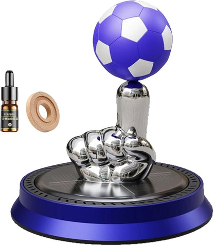 Solar Powered Rotating Soccer Car Air Purifier