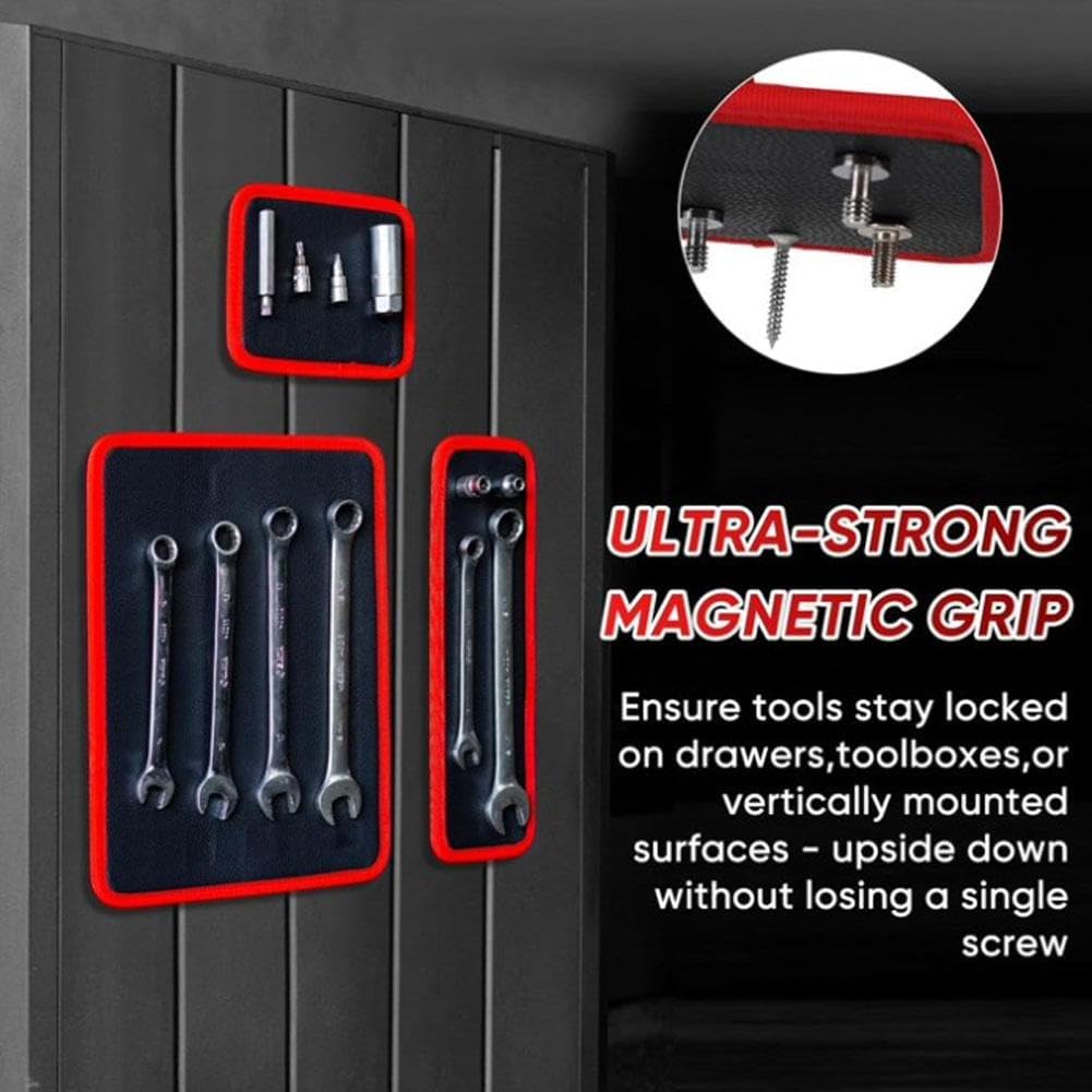 Flexible Strong Magnetic Non-Slip Tool Mat & Holder