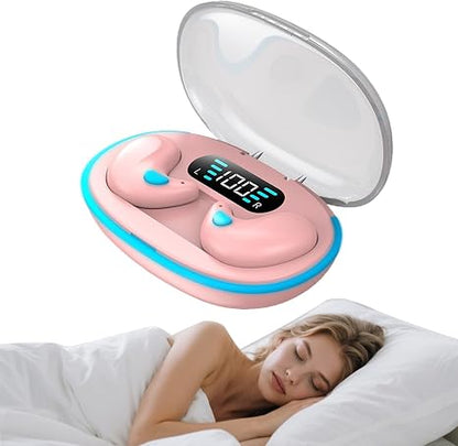 Wireless Sleeping Waterproof Noise Cancelling Flat Earphones