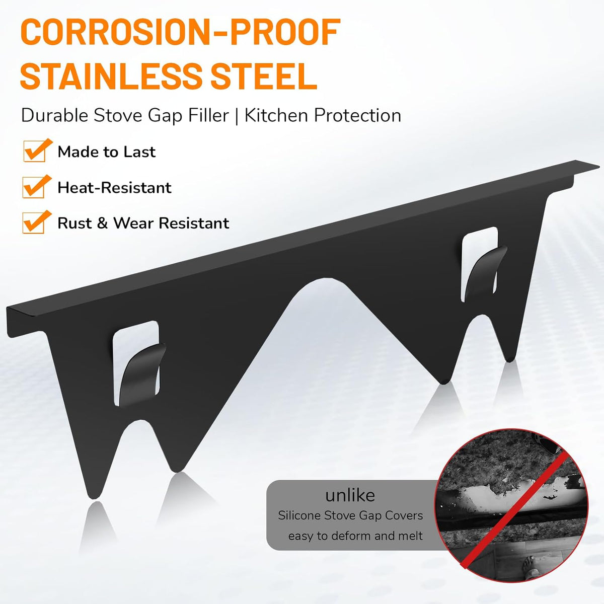 2PCS Stove Gap Filler for Kitchen Oven Counter Side Gap